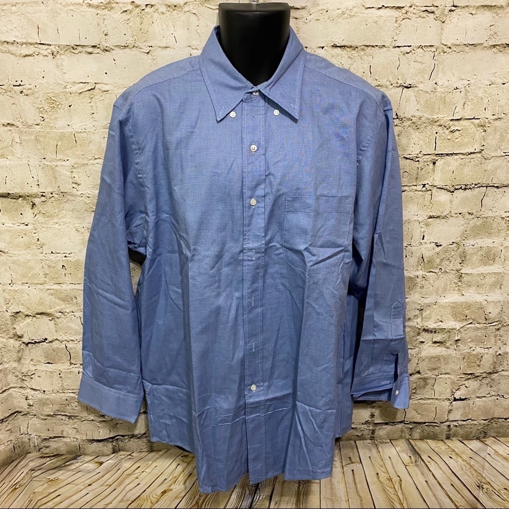 Brooks Brothers Checked Button Down Dress Shirt